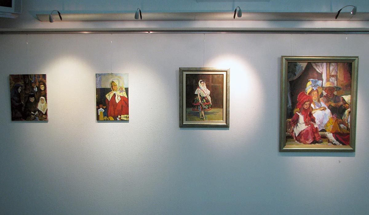 Solo exhibition at Gallery Lobby of Jože Hudales