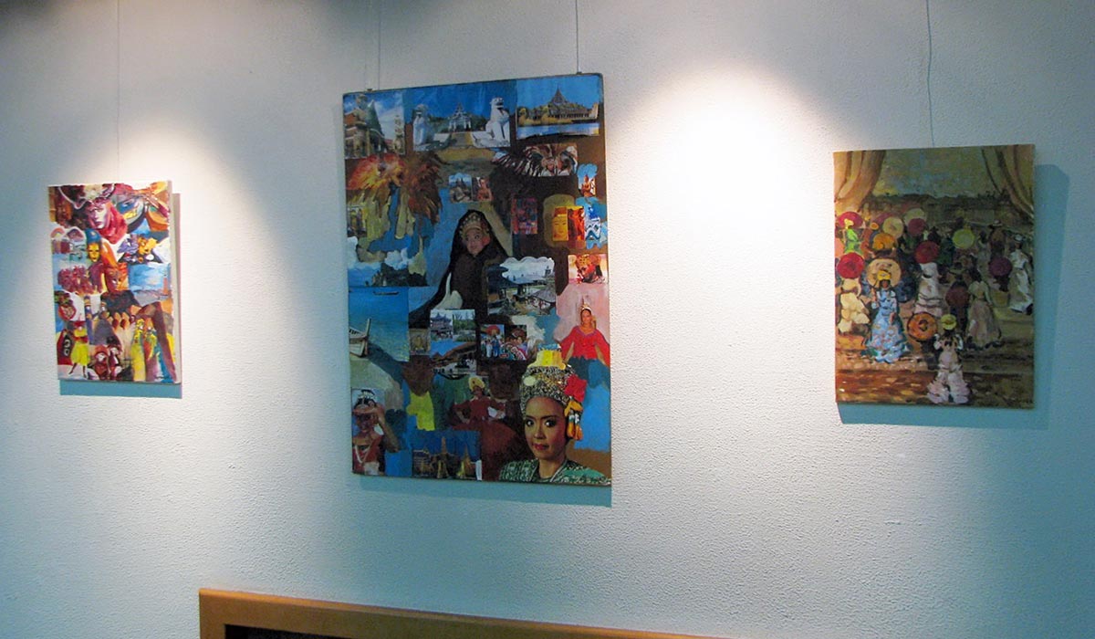 Solo exhibition at Gallery Lobby of Jože Hudales