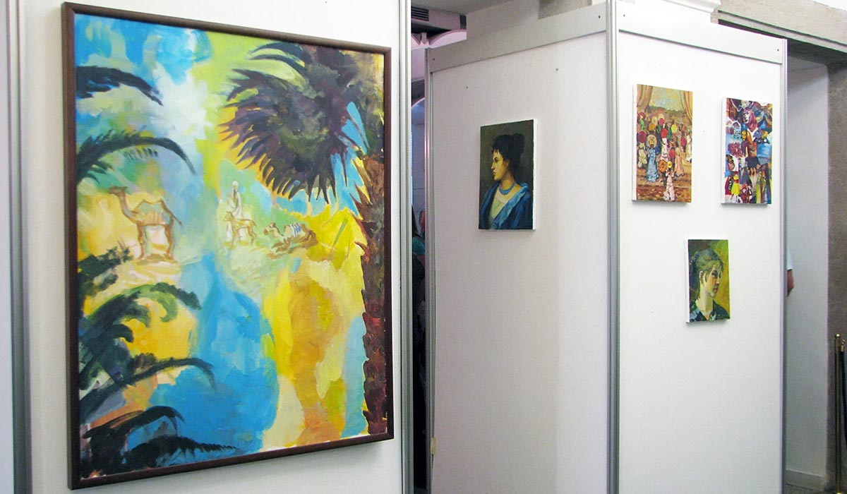 Solo exhibition at Gallery Lobby of NLB Črnomelj