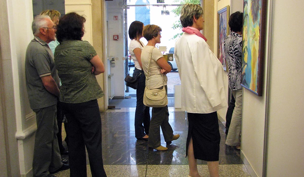 Solo exhibition at Gallery Lobby of NLB Črnomelj