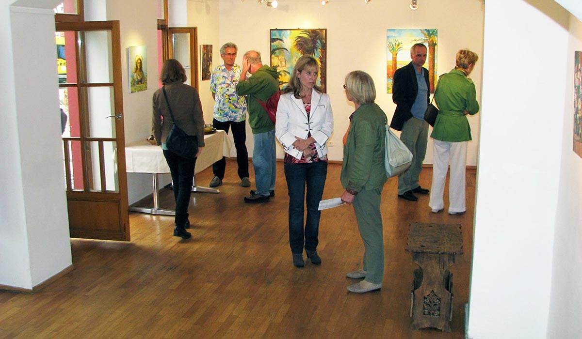 Solo exhibition at Gallery Srečišče, Hostel Celica