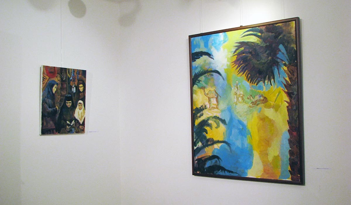 Solo exhibition at Gallery Srečišče, Hostel Celica